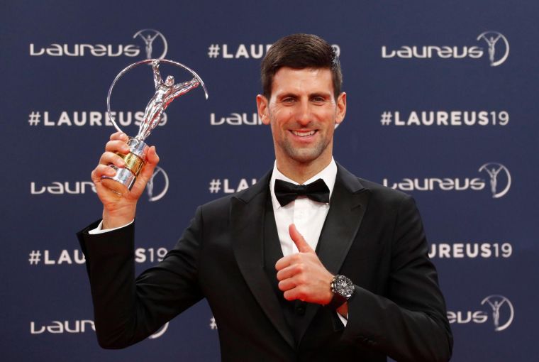 2019 Laureus Dünya Spor Ödülleri Novak Djokovic